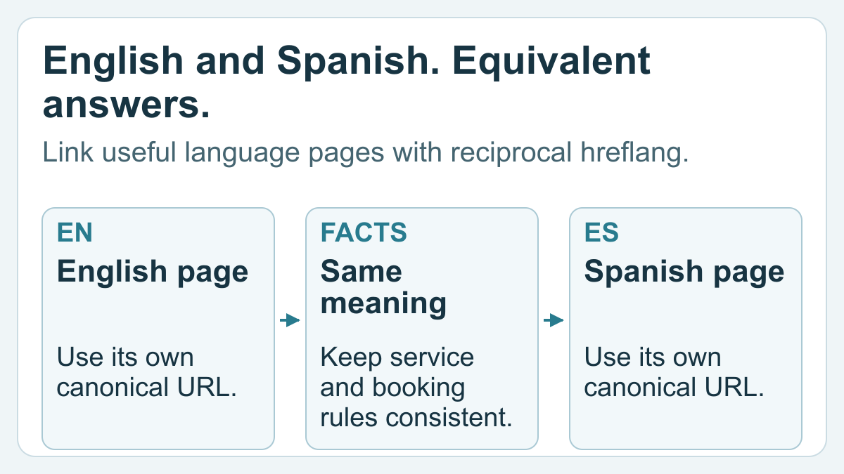 Multilingual GEO: Build Useful English and Spanish Pages